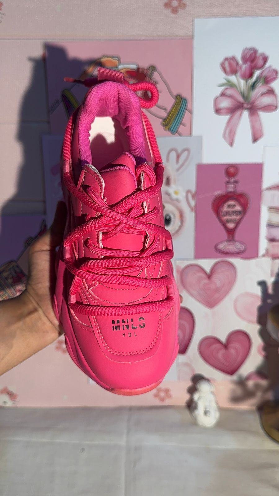 Pink Chunky Shoes