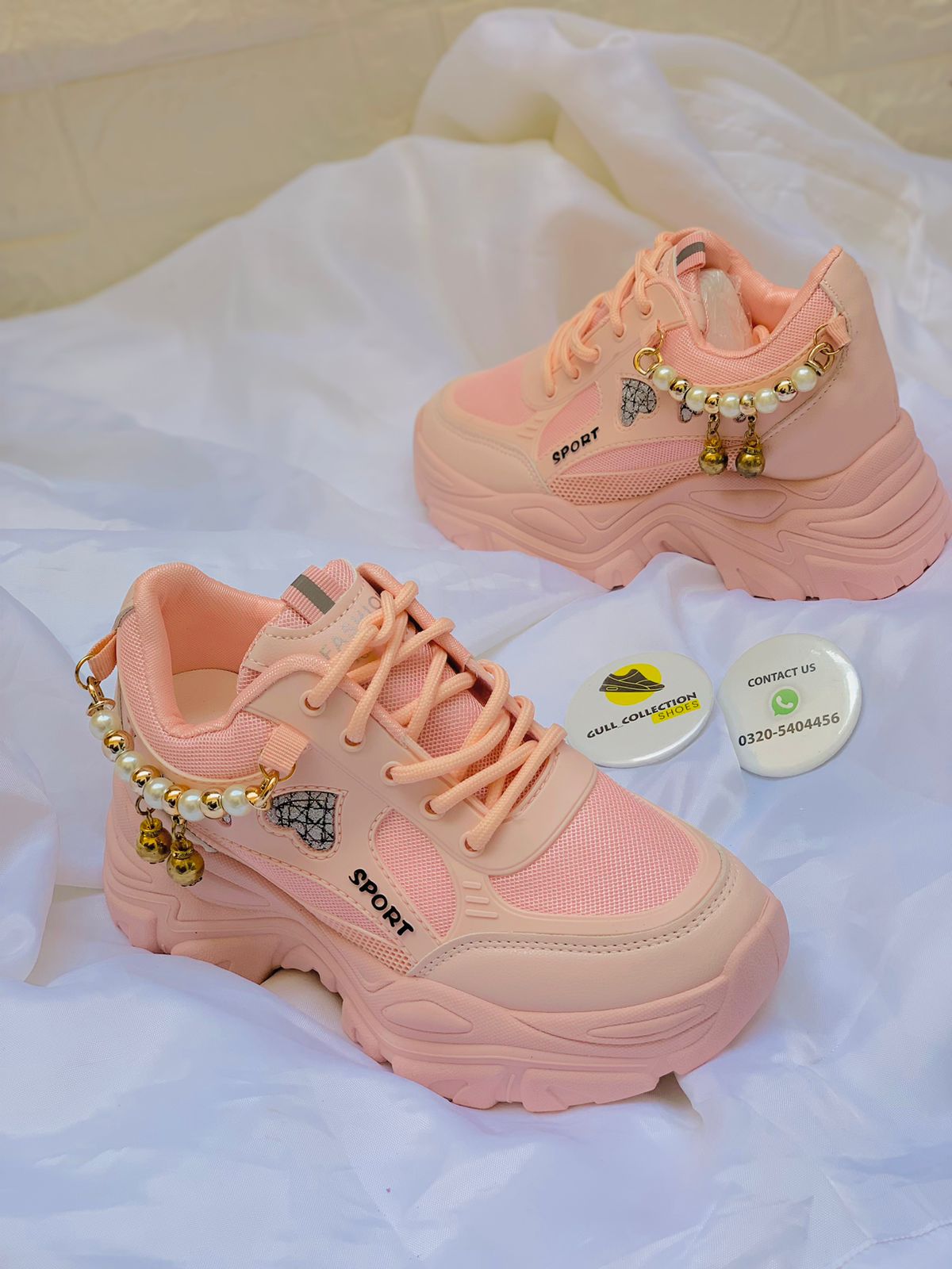 SIDE  Chain Pink Shoes