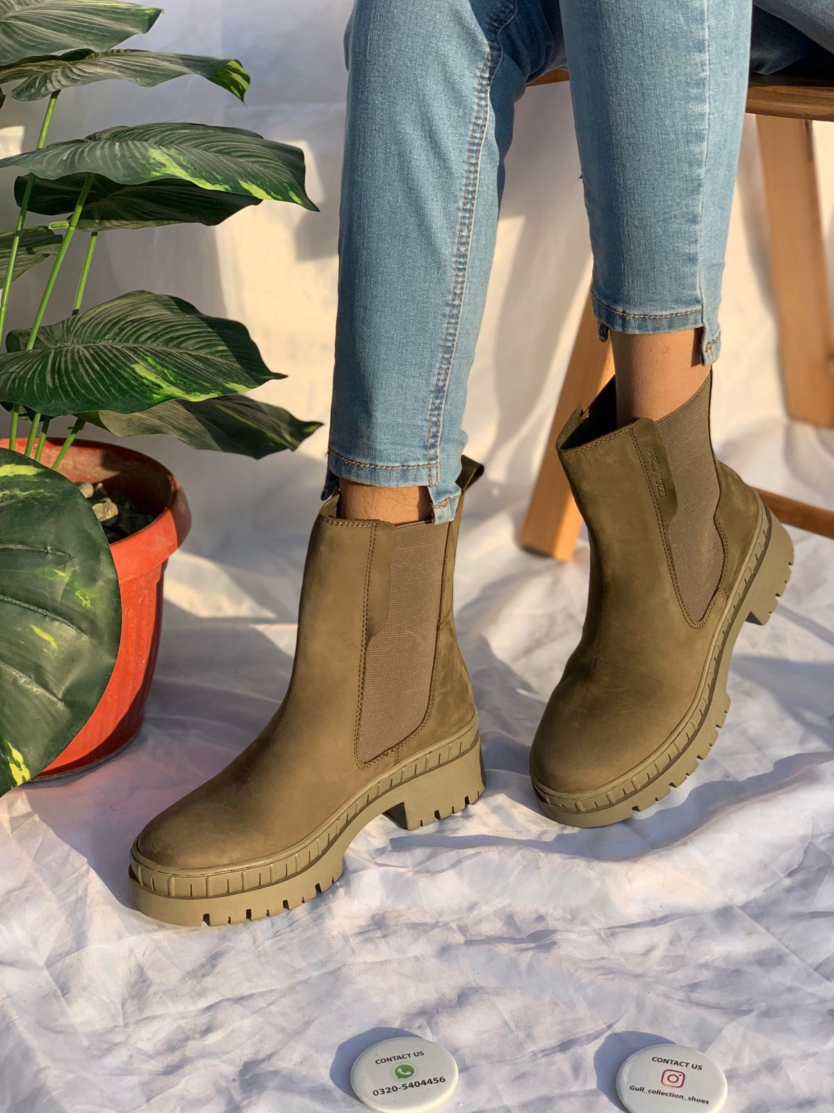 Canva Army Shoes