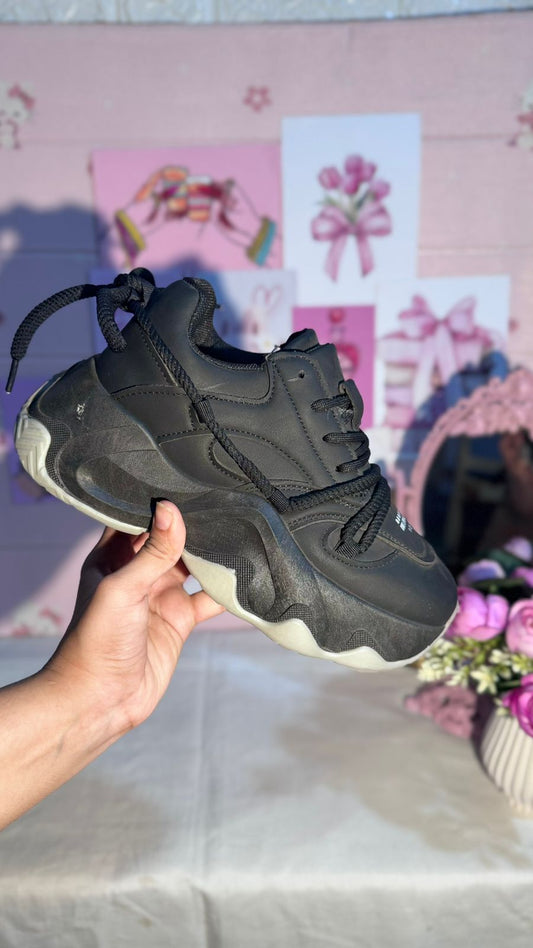 Black Chunky Shoes