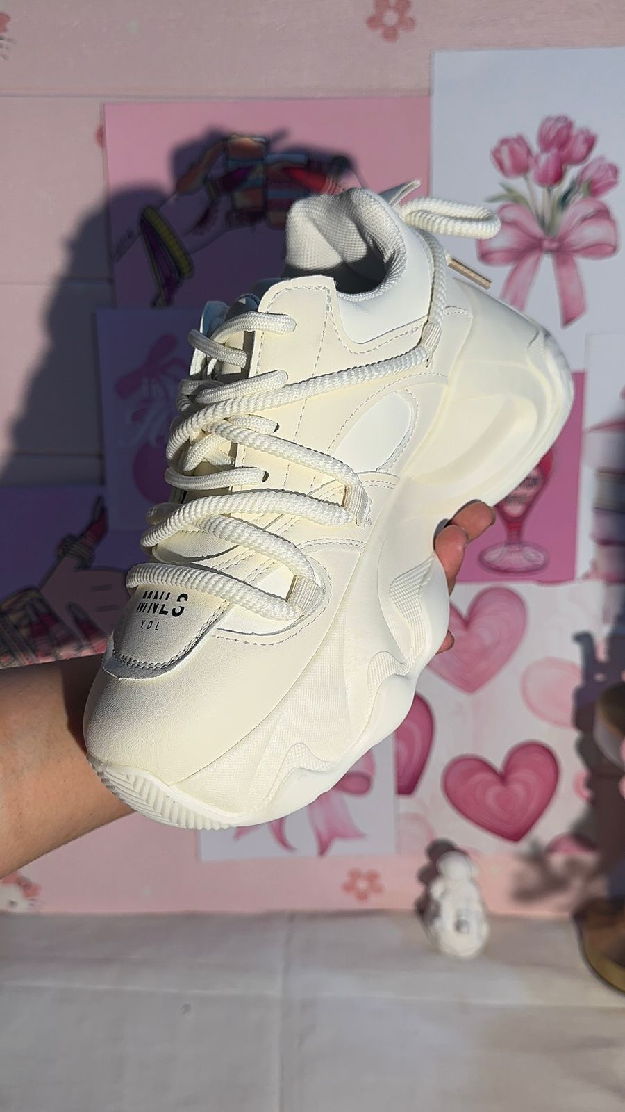 White Chunky Shoes