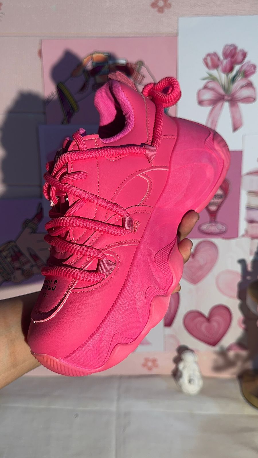 Pink Chunky Shoes