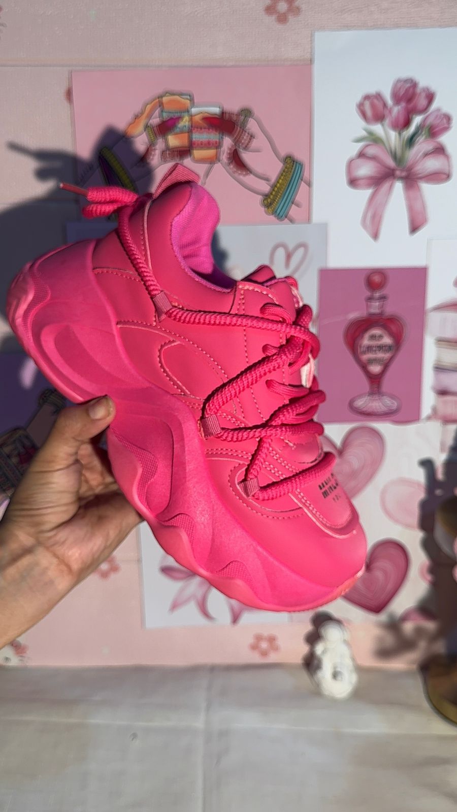 Pink Chunky Shoes