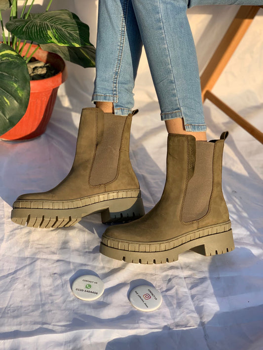 Canva Army Shoes