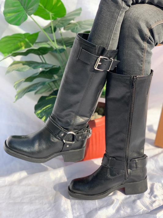 Black Long shoes
