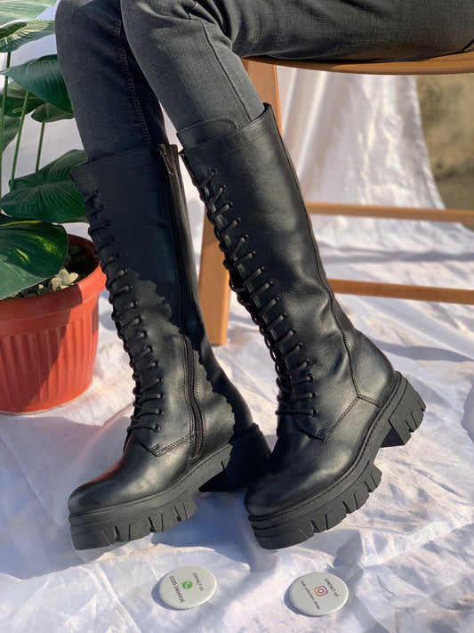 Long Black Boots